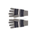 Gants tricotés en jacquard de flocon de neige pour garçon